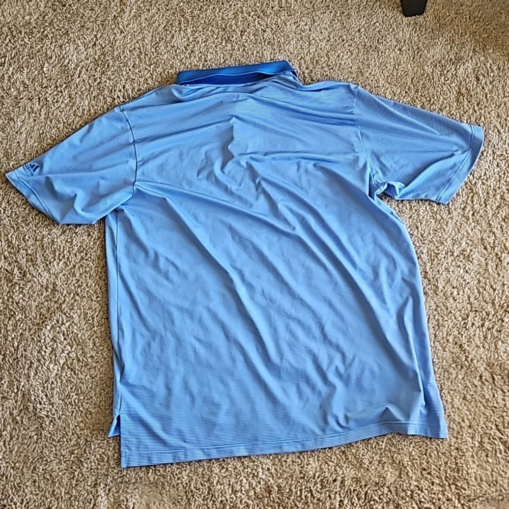 Adidas Climalite golf polo, blue, size XL